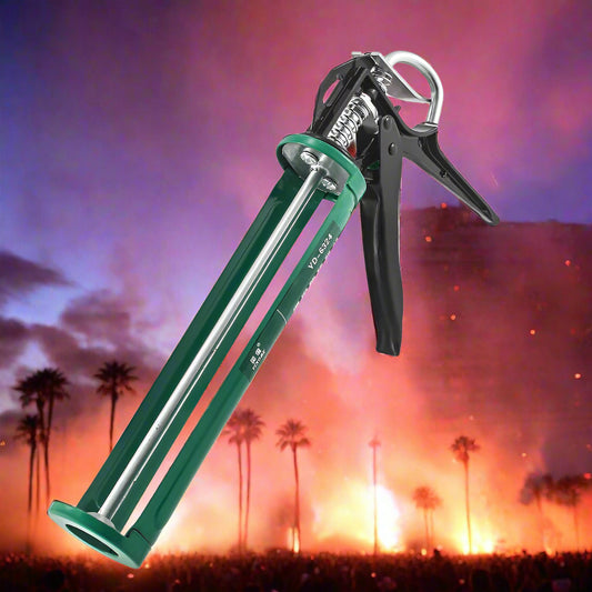 Green caulking gun 