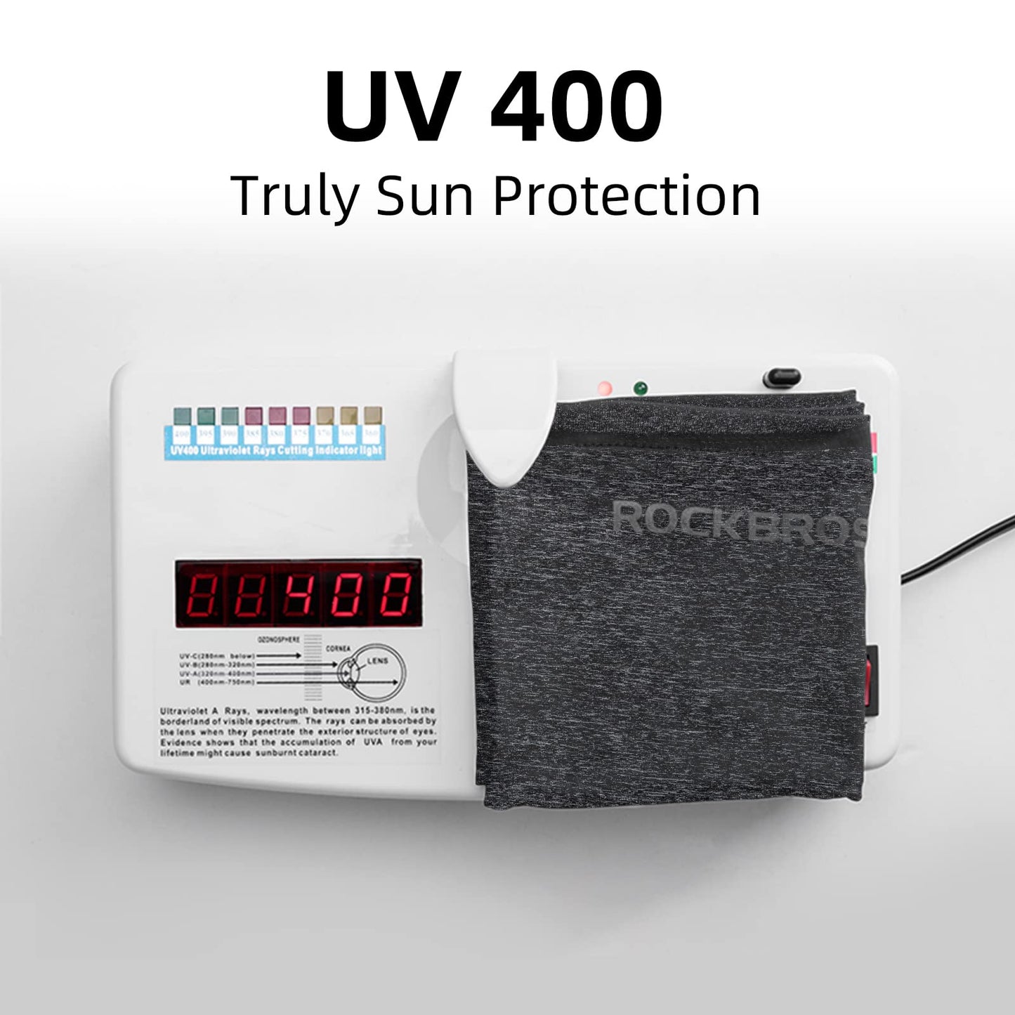 ROCKBROS Cooling Neck Gaiter Face Mask Fishing Scarf Face Cover for Men Women