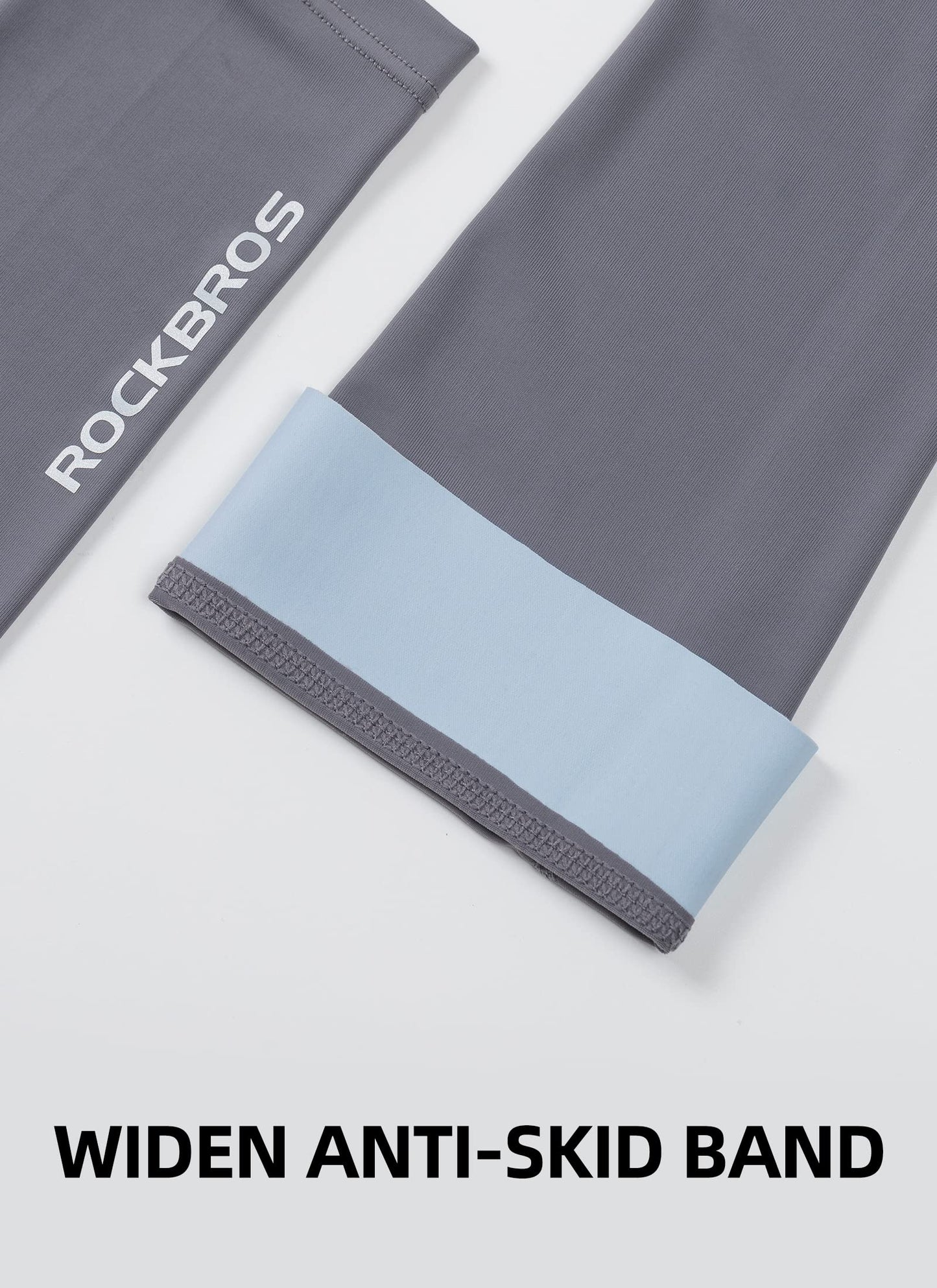 ROCKBROS Sun Protection Arm Sleeves Cooling for Running Golf Fishing Cycling