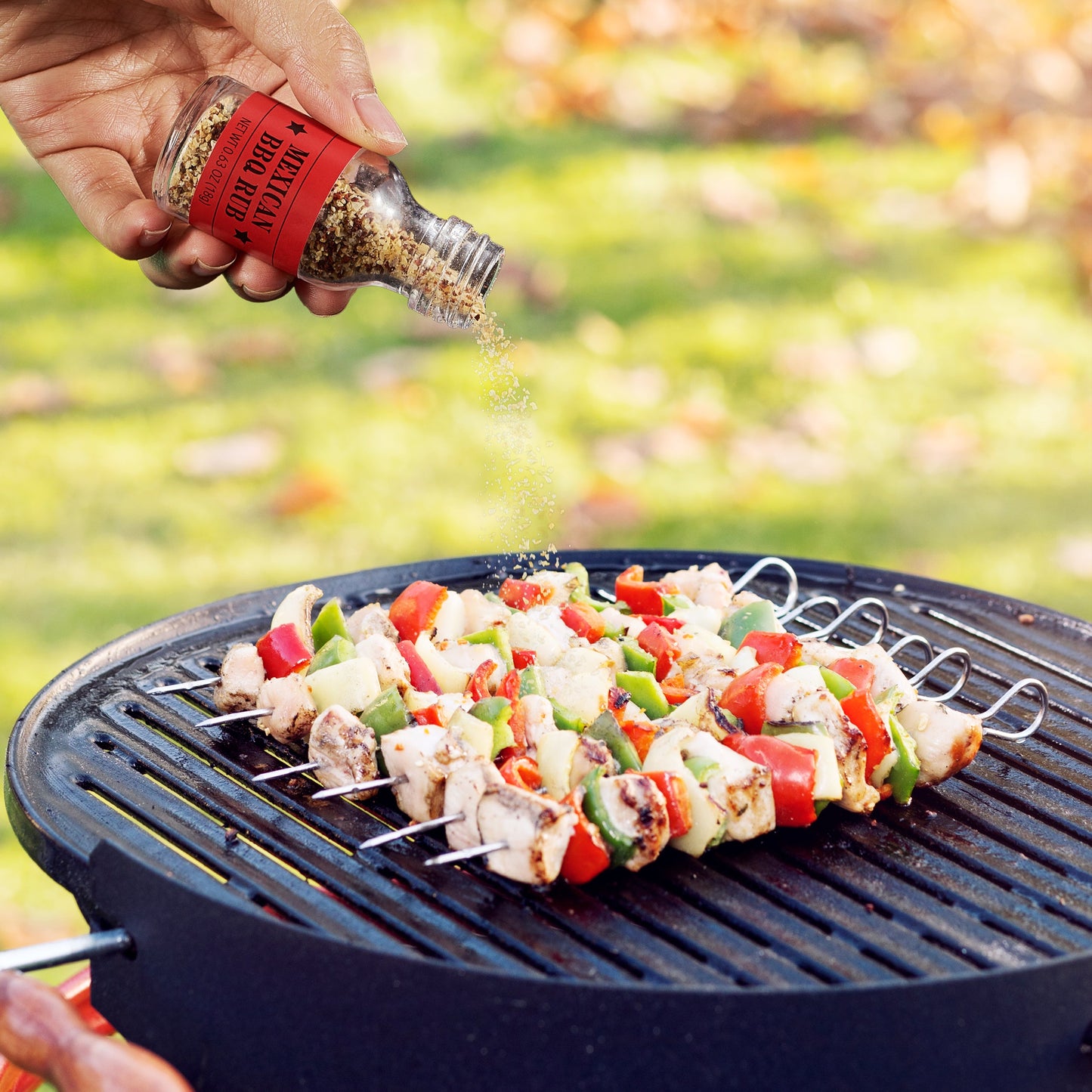 Smokehouse BBQ Gourmet Grilling Spice Set | 10-Set | Glass Bottle Seasonings, Grill Seasoning Flavors Include Caribbean, Jamaican Memphis, Jalapeno Rub, Montreal, Cajun Chili Garlic & More