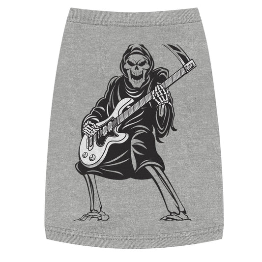 Guitar Skeleton Death Reaper Pet Tank Top - Premium Pets from Printify - Just $41.35! Shop now at Lizard Vigilante