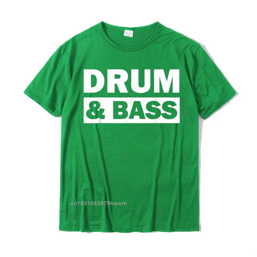 Drum And Bass Music Dnb Shirt For DJs Print Men T Shirt Rife Cotton Tees Funny Camisas Hombre Short Sleeve Clothing - Premium  from Lizard Vigilante - Just $22.99! Shop now at Lizard Vigilante