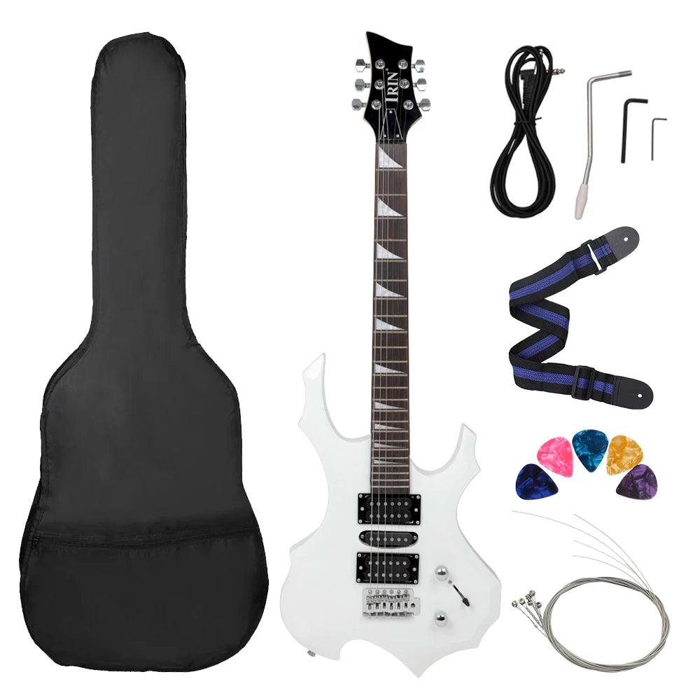 IRIN 24 Frets 6 Strings Electric Guitar Maple Body Electric Guitar Guitarra With Bag Speaker Necessary Guitar Parts & Accessories - Lizard Vigilante