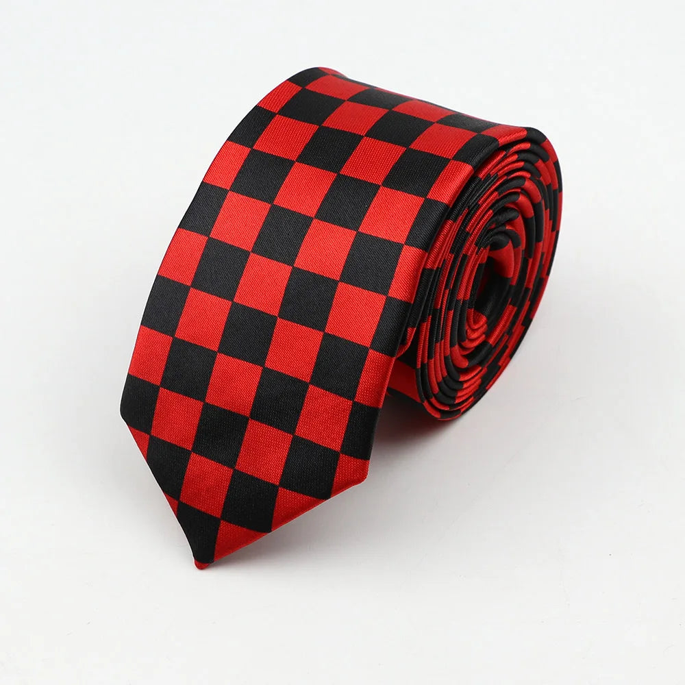 Midnight Soundcheck Skinny Tie – Color Blast Music Notes & Piano Neck Tie For Stage Misfits And Loud Offices