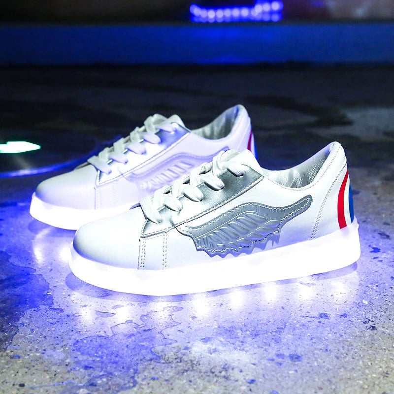 LED Light-Up Shoes | Fashionable and Fun Footwear - Premium footwear from Lizard Vigilante - Just $39.99! Shop now at Lizard Vigilante