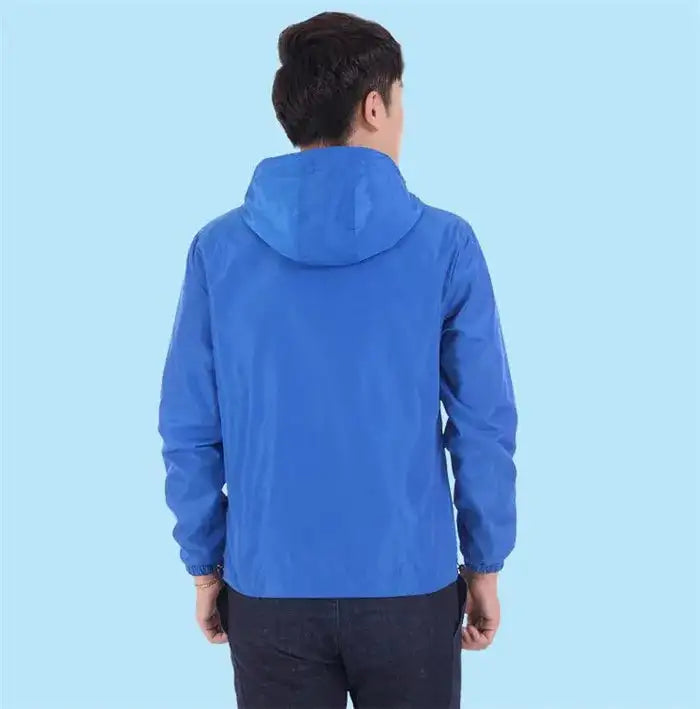 2024 New Women‘s Jacket Outerwear Spring Autumn Hooded Casual Windbreaker Coat Summer Sunscreen Clothing Family Size 7XL A8