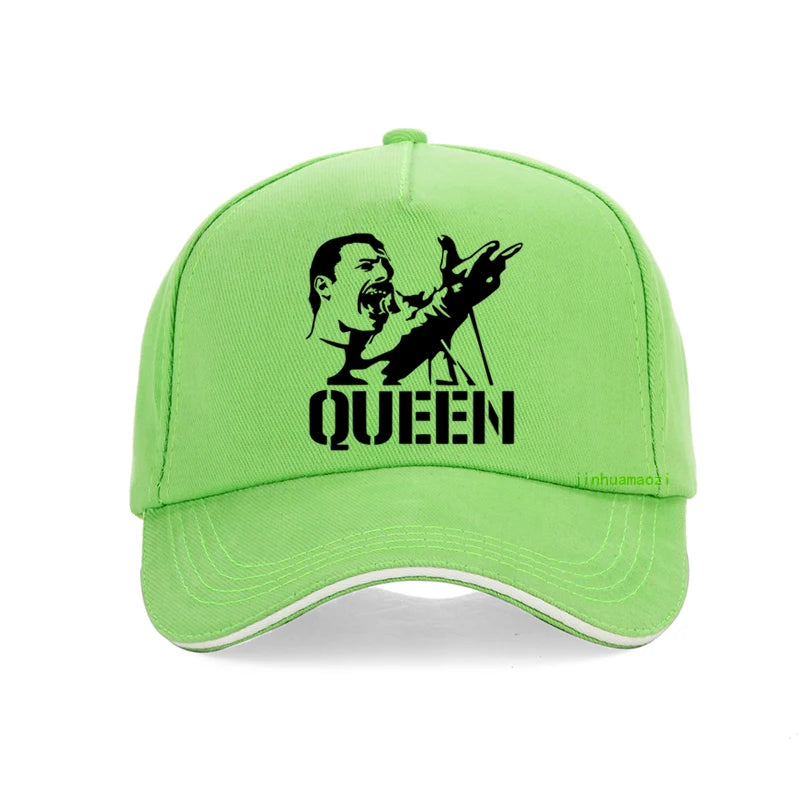 Freddie Mercury: The Queen of Rock Baseball Cap - Premium baserball cap from Lizard Vigilante - Just $23.88! Shop now at Lizard Vigilante