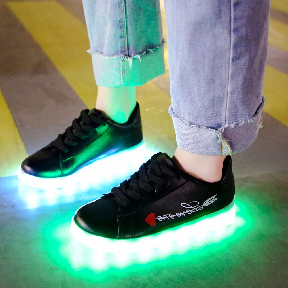 LED Light-Up Shoes | Fashionable and Fun Footwear - Premium footwear from Lizard Vigilante - Just $39.99! Shop now at Lizard Vigilante