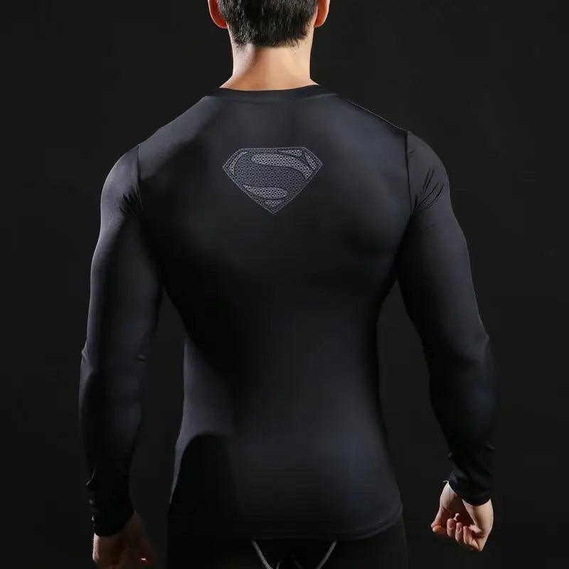 Superheroes 3D Printed Tshirts Men Compression Shirts Long Sleeve Tops Fitness T-shirts Novelty Slim Tights Tee Male Cosplay Costume - Premium  from Lizard Vigilante - Just $23.99! Shop now at Lizard Vigilante