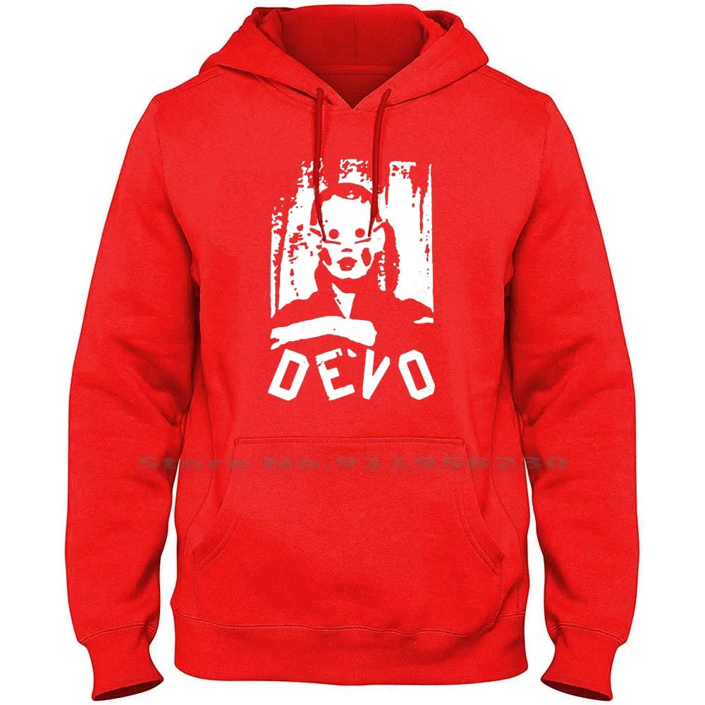 Devo Vintage Poster Men Women Hoodie Sweater 6XL Big Size Cotton Poster Music Humor Tage Post Tag Fun Age St Ny Funny Music - Lizard Vigilante