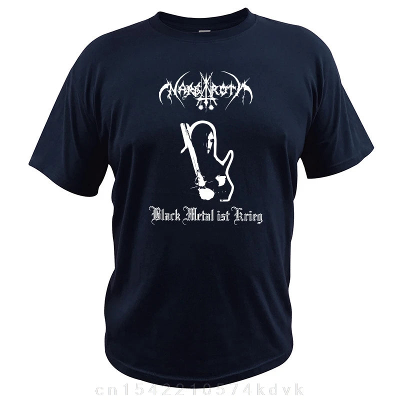 Nargaroth Black Metal Ist Krieg T-Shirt – High-Quality 100% Cotton Casual Band Tee - Premium t-shirt from Lizard Vigilante - Just $23.88! Shop now at Lizard Vigilante