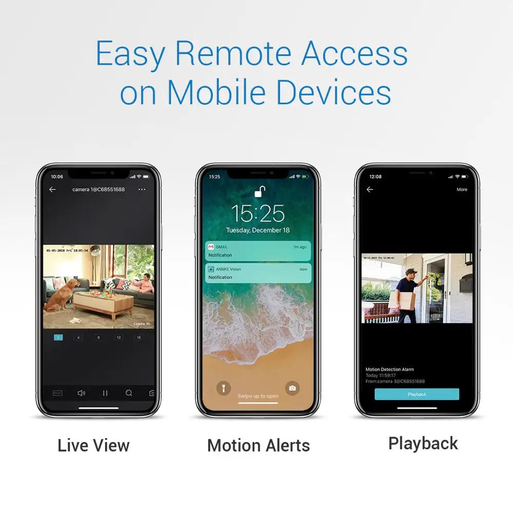 ANNKE H.265+ 5MP Ultra HD 16CH DVR CCTV Security System 16PCS Outdoor 5MP EXIR Night Vision Camera  Video Surveillance Kit