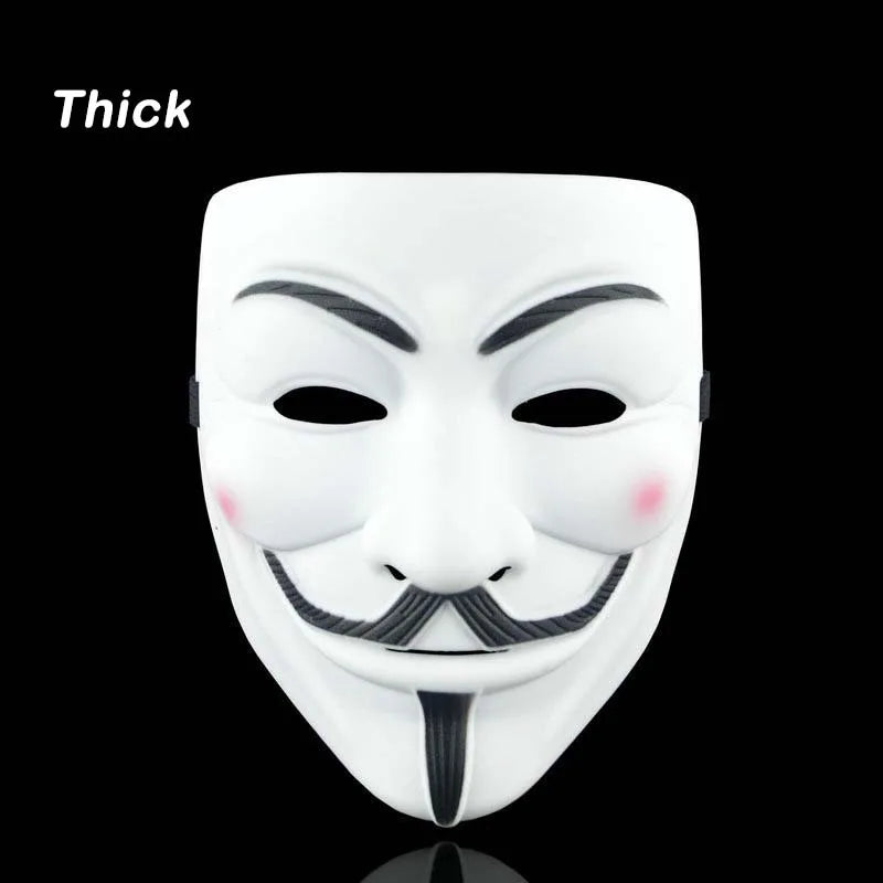 V for Vendetta Masks Halloween Cosplay Masks Movie Anonymous Mask for Adult Kids Film Theme Mask Party Gift Cosplay Costume Accessory - Premium mask from Lizard Vigilante - Just $19.99! Shop now at Lizard Vigilante