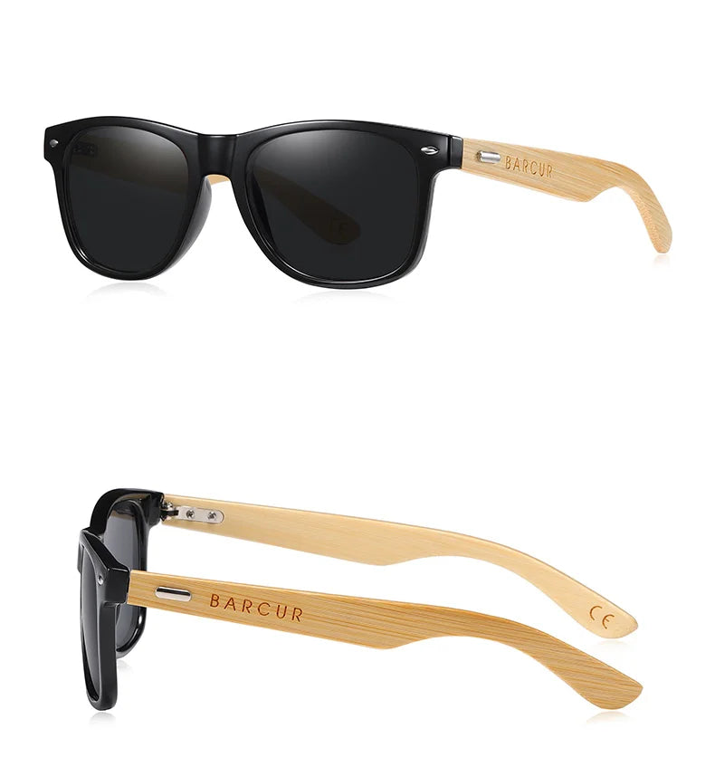 BARCUR “DETONATOR 4175” Bamboo-Wrapped Polarized Eyewear – UV400 Titanium Frame for Riders, Outlaws & Desert Gigs - Premium shades from dsers - Just $42.22! Shop now at Lizard Vigilante