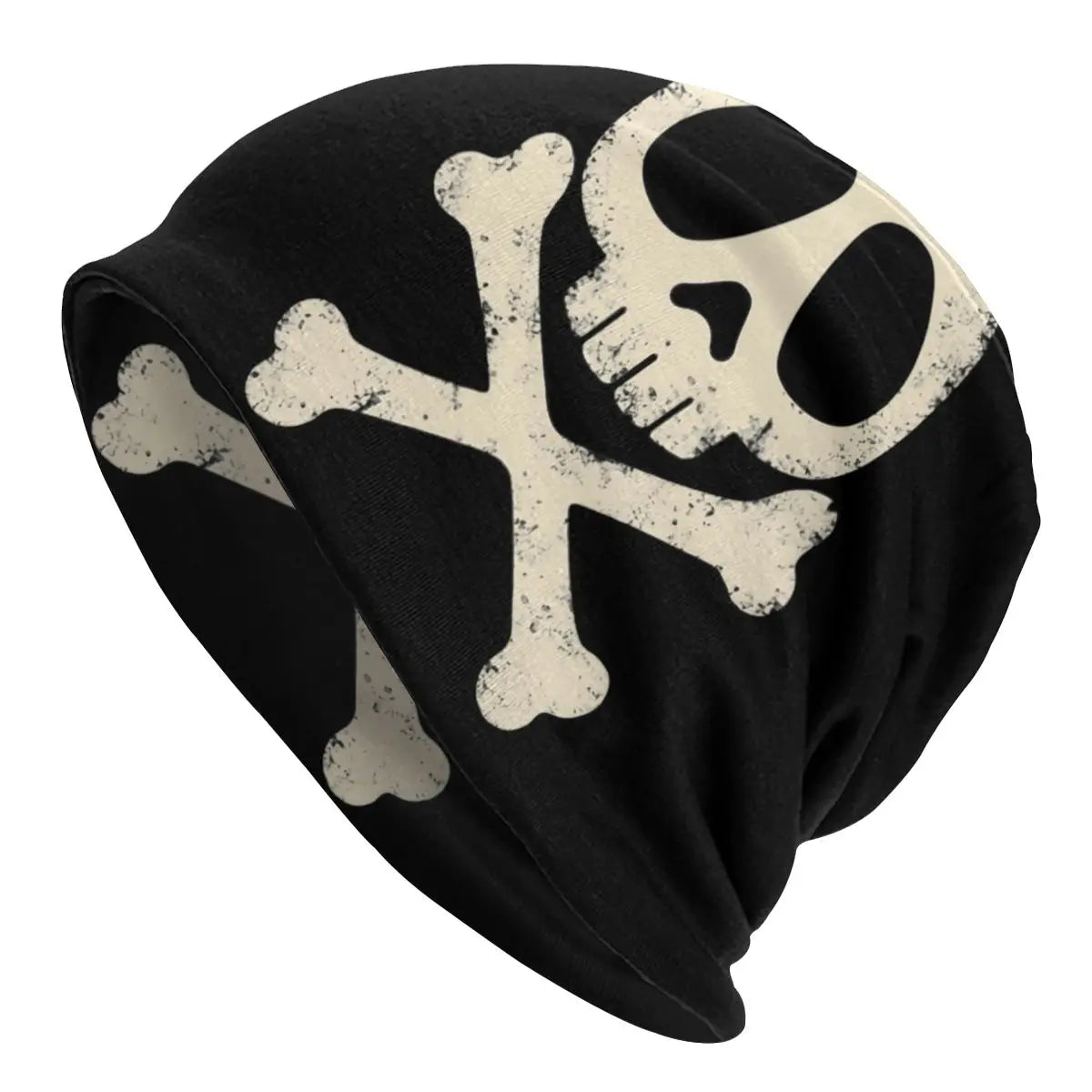 Harlock Vintage 3D Print Beanie – Cool Winter Skull Skeleton Knit Hat for Men and Women - Premium beanies from Lizard Vigilante - Just $19.88! Shop now at Lizard Vigilante