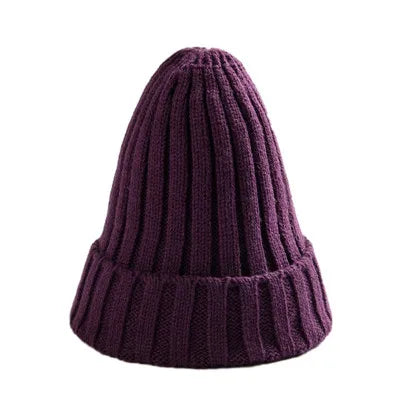 Wholesale Hat Female Unisex Cotton Blends Solid Warm Soft HIP HOP Knitted Hats Men Winter Caps Women Skullies Beanies Girl - Premium  from Lizard Vigilante - Just $5.99! Shop now at Lizard Vigilante