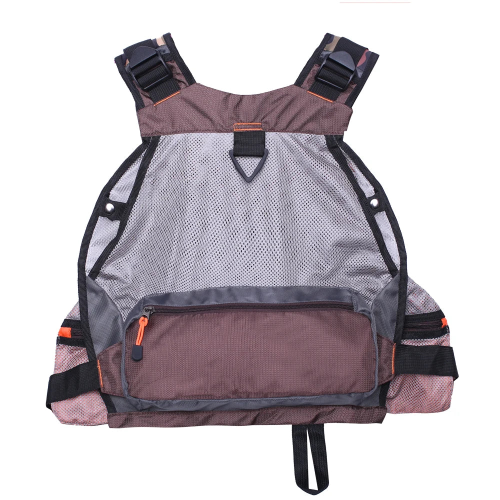 New Men's Adjustable Fly Fishing Vest  Outdoor Trout Packs Mesh Fishing Vest Tackle Bag Jacket Clothes - Premium  from Lizard Vigilante - Just $68.99! Shop now at Lizard Vigilante