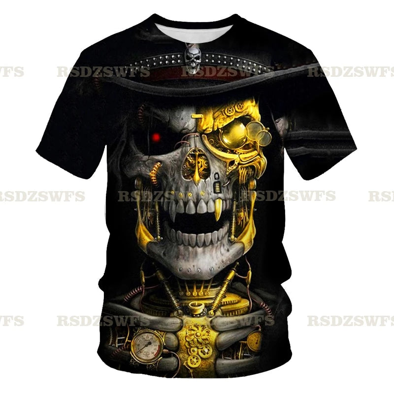 Skull Chug Society – 3D Beer-Drinking T-Shirt for Rockers, Rebels & Weekend Warriors - Premium tee from dsers - Just $54.99! Shop now at Lizard Vigilante
