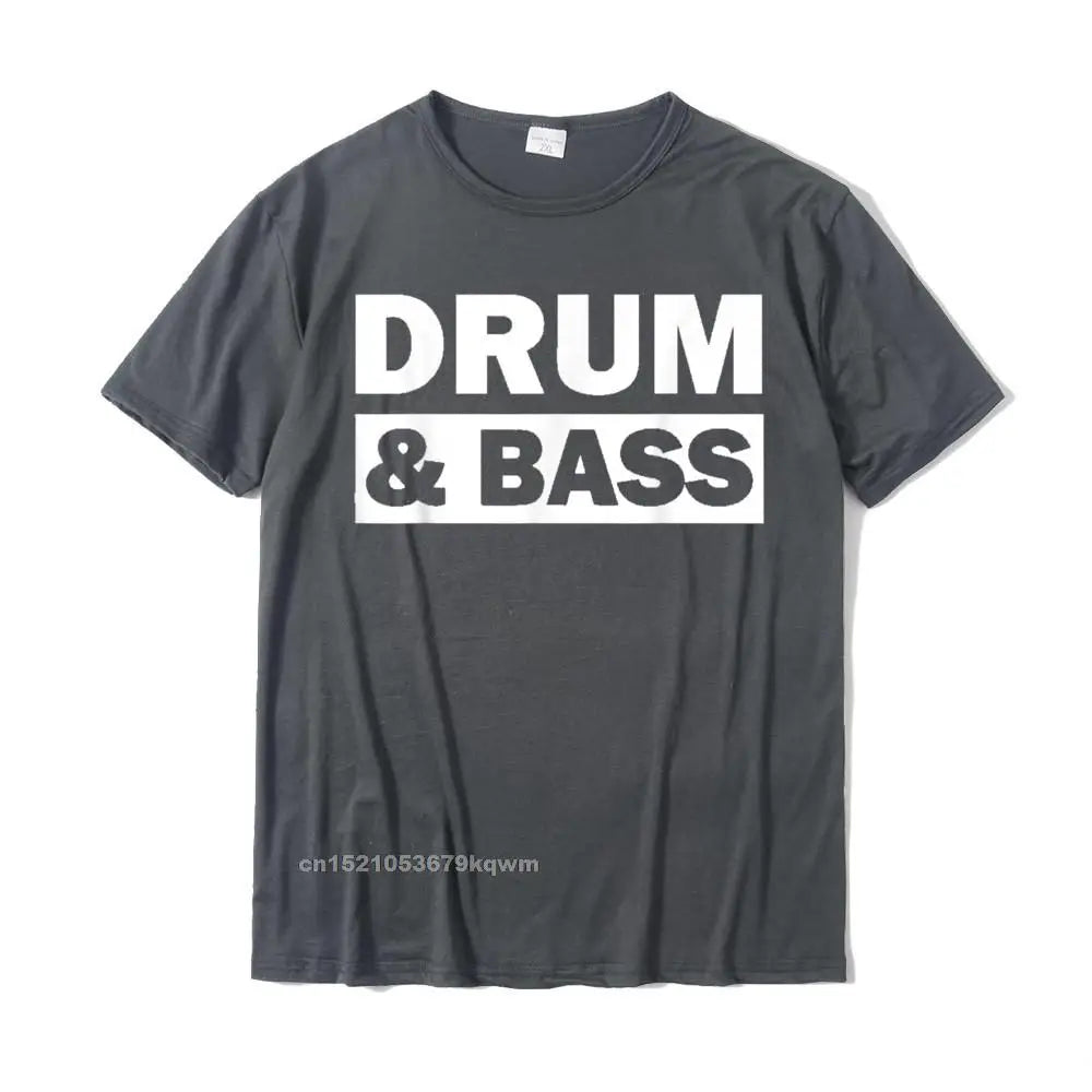 Drum And Bass Music Dnb Shirt For DJs Print Men T Shirt Rife Cotton Tees Funny Camisas Hombre Short Sleeve Clothing - Premium  from Lizard Vigilante - Just $22.99! Shop now at Lizard Vigilante