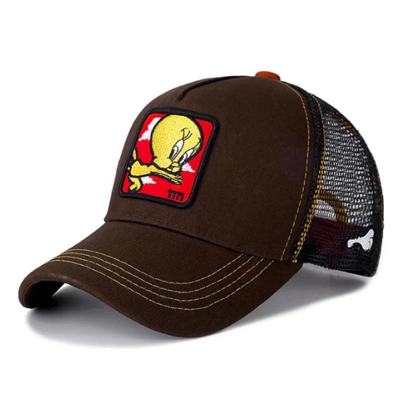 Fire Sale Unisex Anime Cartoon Cap High Quality Patch Draw Baseball Cap Men Trucker Hat - Lizard Vigilante