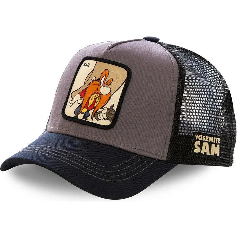 Fire Sale Unisex Anime Cartoon Cap High Quality Patch Draw Baseball Cap Men Trucker Hat - Lizard Vigilante