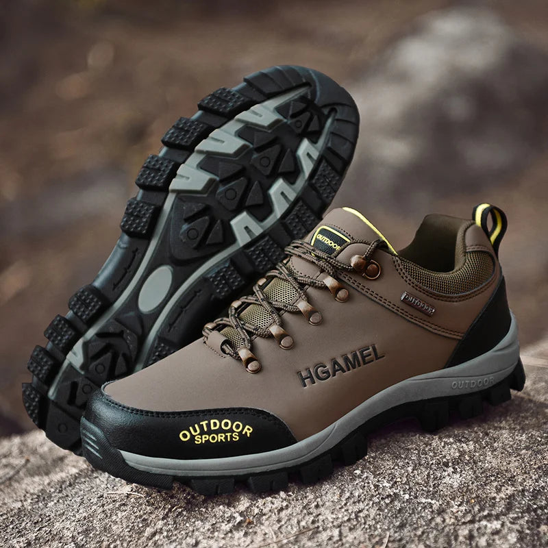 Outdoor Men Treking Shoes Breathable Climbing Hiking Sneakers Men Trainers Comfortable Walking Casual Shoes Men Camping Shoes - Premium  from Lizard Vigilante - Just $30.99! Shop now at Lizard Vigilante