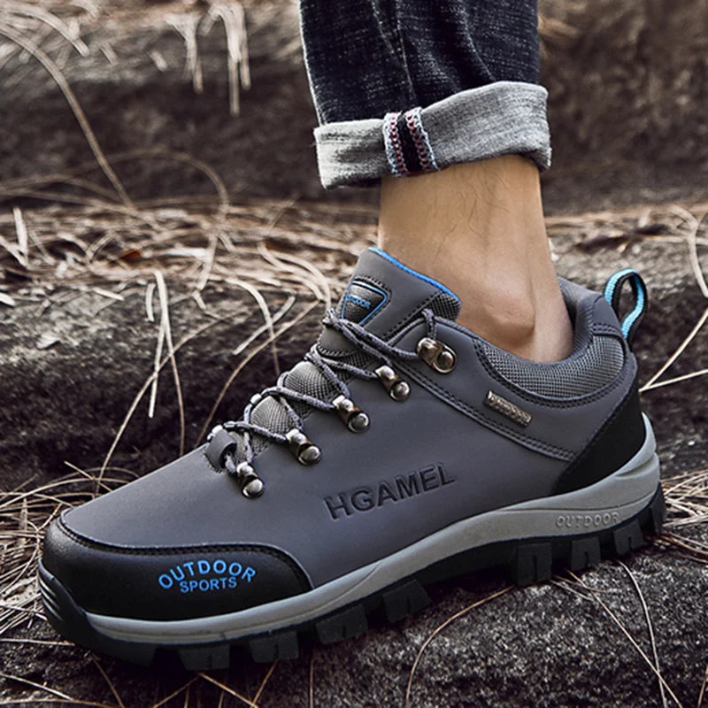 Outdoor Men Treking Shoes Breathable Climbing Hiking Sneakers Men Trainers Comfortable Walking Casual Shoes Men Camping Shoes - Premium  from Lizard Vigilante - Just $30.99! Shop now at Lizard Vigilante