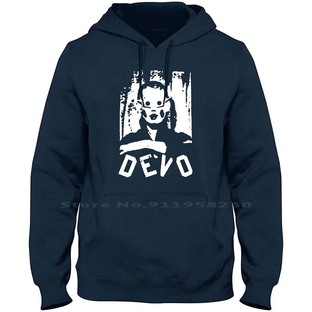 Devo Vintage Poster Men Women Hoodie Sweater 6XL Big Size Cotton Poster Music Humor Tage Post Tag Fun Age St Ny Funny Music - Lizard Vigilante