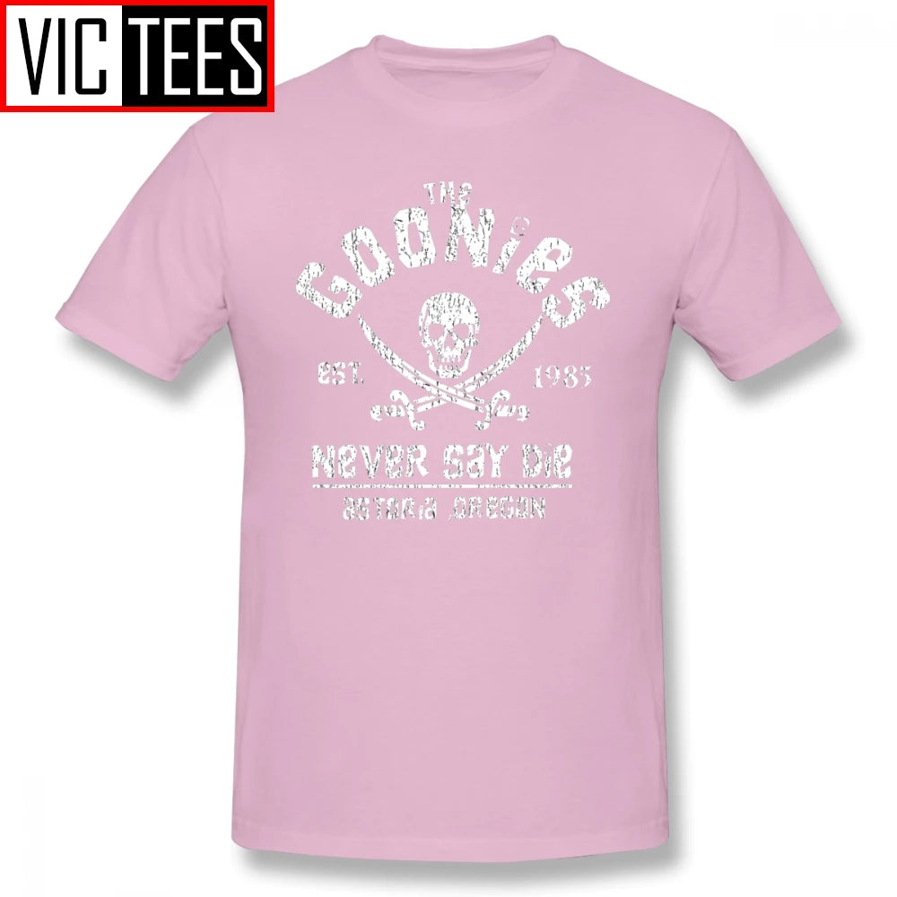 Mens Goonies T Shirts Graphic Tee Shirt Fun 100% Percent Cotton Goonies T-Shirt Beach Male Big Tshirt - Premium tshirt from Lizard Vigilante - Just $28.88! Shop now at Lizard Vigilante