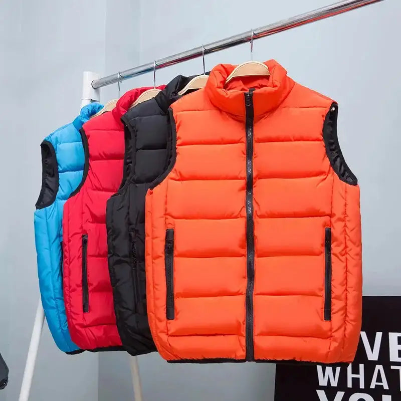 Customized/DIY logo vest personality logo casual men's and women's slim sleeveless top vest autumn and winter clothing