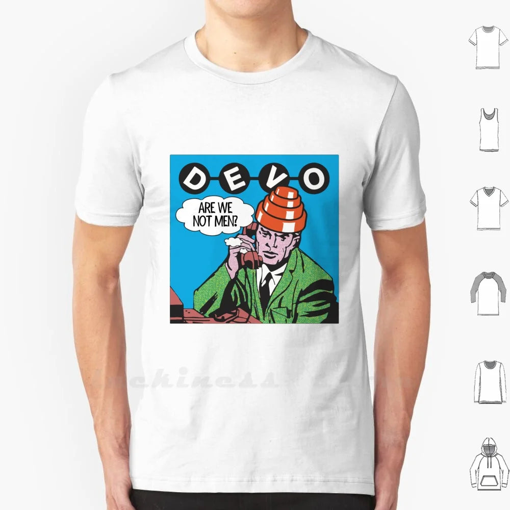 Devo Are We Not Men ? T Shirt Big Size Devo Are We Not Men Devo Helmet Devo Hat Devo Are We Not Men Whip It New Wave - Lizard Vigilante