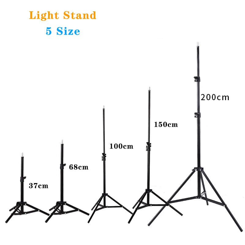 200cm Adjustable Photography Tripod Light Stand with 1/4 Screw Head, Lightweight Aluminum Tripod for Ring Light, Phone & DSLR Cameras – Pro Photo Studio Support - Premium light stand from Lizard Vigilante - Just $21.99! Shop now at Lizard Vigilante