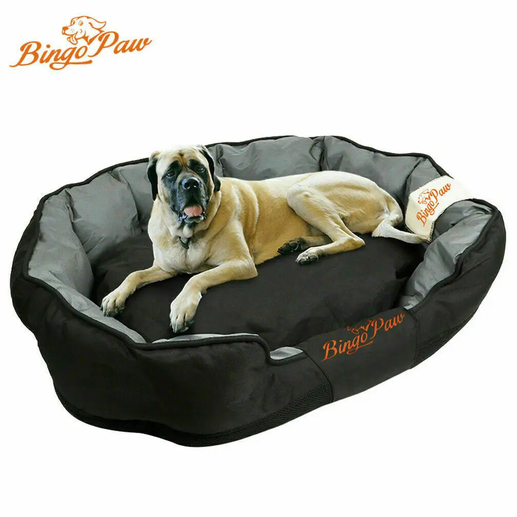 Waterproof XXL Extra Large Jumbo Orthopedic Sofa Dog Bed Pet Mat Kennel Washable Basket Pillow Comfy Bed - Lizard Vigilante