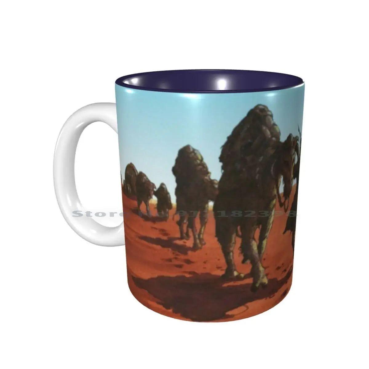 Sleep-Dopesmoker Ceramic Mug – Doom Metal Album Cover Coffee Cup for Music Fans - Premium mug from Lizard Vigilante - Just $19.99! Shop now at Lizard Vigilante