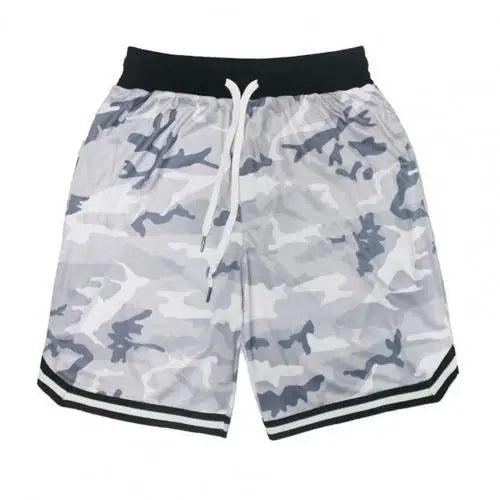 Plus Size Men's Camouflage Fitness Shorts – Quick-Dry Polyester Sports Shorts with Drawstring Waist – Casual & Comfortable Board Shorts for Active Wear - Premium shorts from Lizard Vigilante - Just $22.99! Shop now at Lizard Vigilante