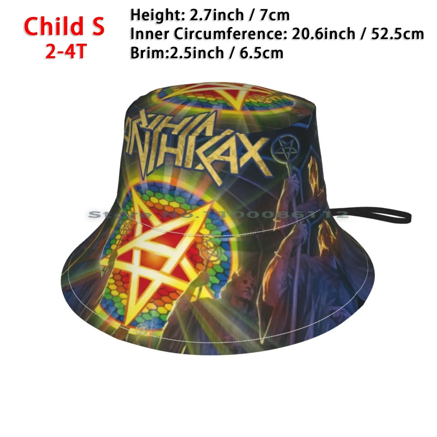 Anthrax "For All Kings" Bucket Hat – Heavy Metal Sun Cap for Fans of Thrash and Death Metal - Premium Bucket hats from Lizard Vigilante - Just $20.88! Shop now at Lizard Vigilante