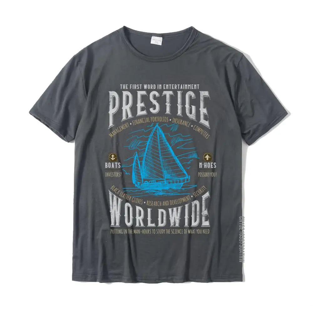 Prestige Worldwide Step Brothers Boats Graphic Long Sleeve T-Shirt – Classic Crew Neck, Hip-Hop & Punk Inspired Cotton Top for Adults - Premium tee from Lizard Vigilante - Just $23.88! Shop now at Lizard Vigilante