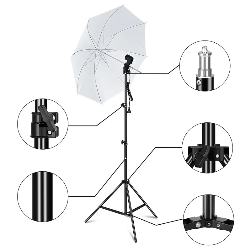 200cm Adjustable Photography Tripod Light Stand with 1/4 Screw Head, Lightweight Aluminum Tripod for Ring Light, Phone & DSLR Cameras – Pro Photo Studio Support - Premium light stand from Lizard Vigilante - Just $21.99! Shop now at Lizard Vigilante