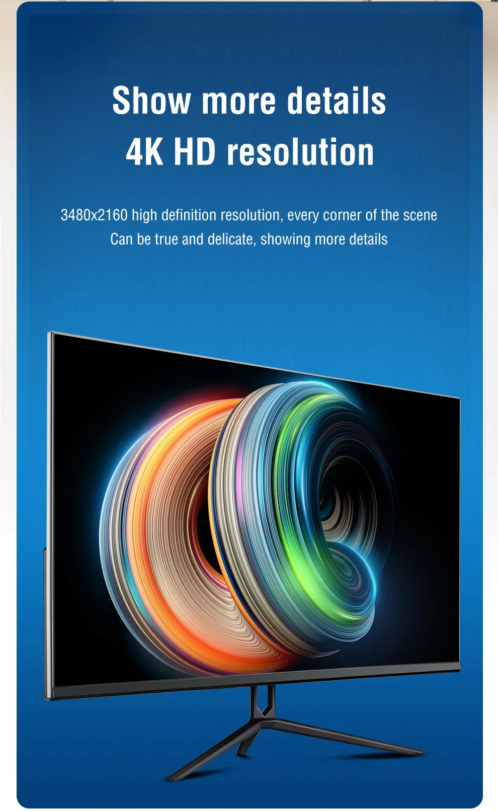 Anmite  27"IPS 4K HDR UHD [3840 x 2160] Gaming Monitor PC HDMI Led Display