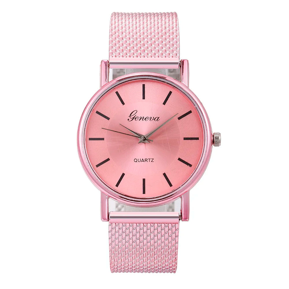 Women Watches Luxury Quartz Braceletes Stainless Steel Dial Casual Bracelet Montre Femme Ladies Watch Zegarek Damski Reloj Mujer - Premium  from Lizard Vigilante - Just $2.99! Shop now at Lizard Vigilante