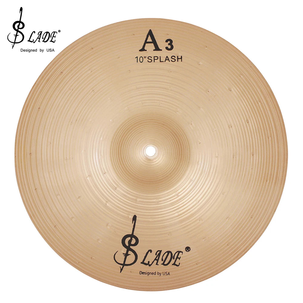 SLADE A3 Phosphor Bronze Cymbals – High-Quality Drum Kit Accessories for Jazz, Percussion &amp; Drum Kit | Available in 8/10/12/14/16 Inches - Premium cymbals from Lizard Vigilante - Just $36.99! Shop now at Lizard Vigilante