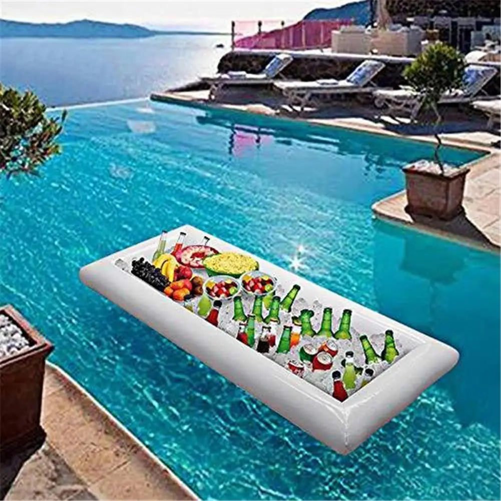 Inflatable Serving Bar and Ice Cooler for Picnics, Parties, and Camping - Premium bar from Lizard Vigilante - Just $23.88! Shop now at Lizard Vigilante