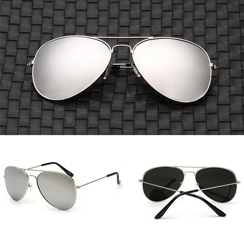 Men's Double Bridge Aviation Sunglasses UV400 2024 Mirror Shades Bidens Cop Sun Glasses Alloy Frame - Premium  from Lizard Vigilante - Just $21.49! Shop now at Lizard Vigilante