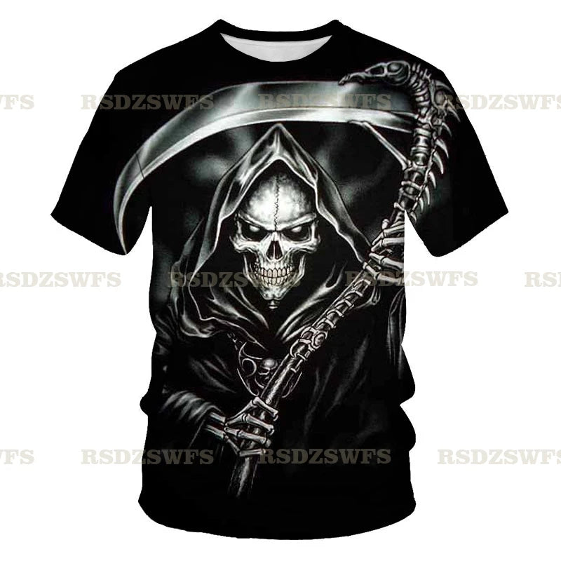 Skull Chug Society – 3D Beer-Drinking T-Shirt for Rockers, Rebels & Weekend Warriors - Premium tee from dsers - Just $54.99! Shop now at Lizard Vigilante