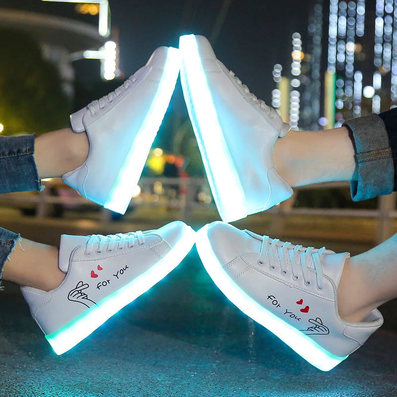 LED Light-Up Shoes | Fashionable and Fun Footwear - Premium footwear from Lizard Vigilante - Just $39.99! Shop now at Lizard Vigilante