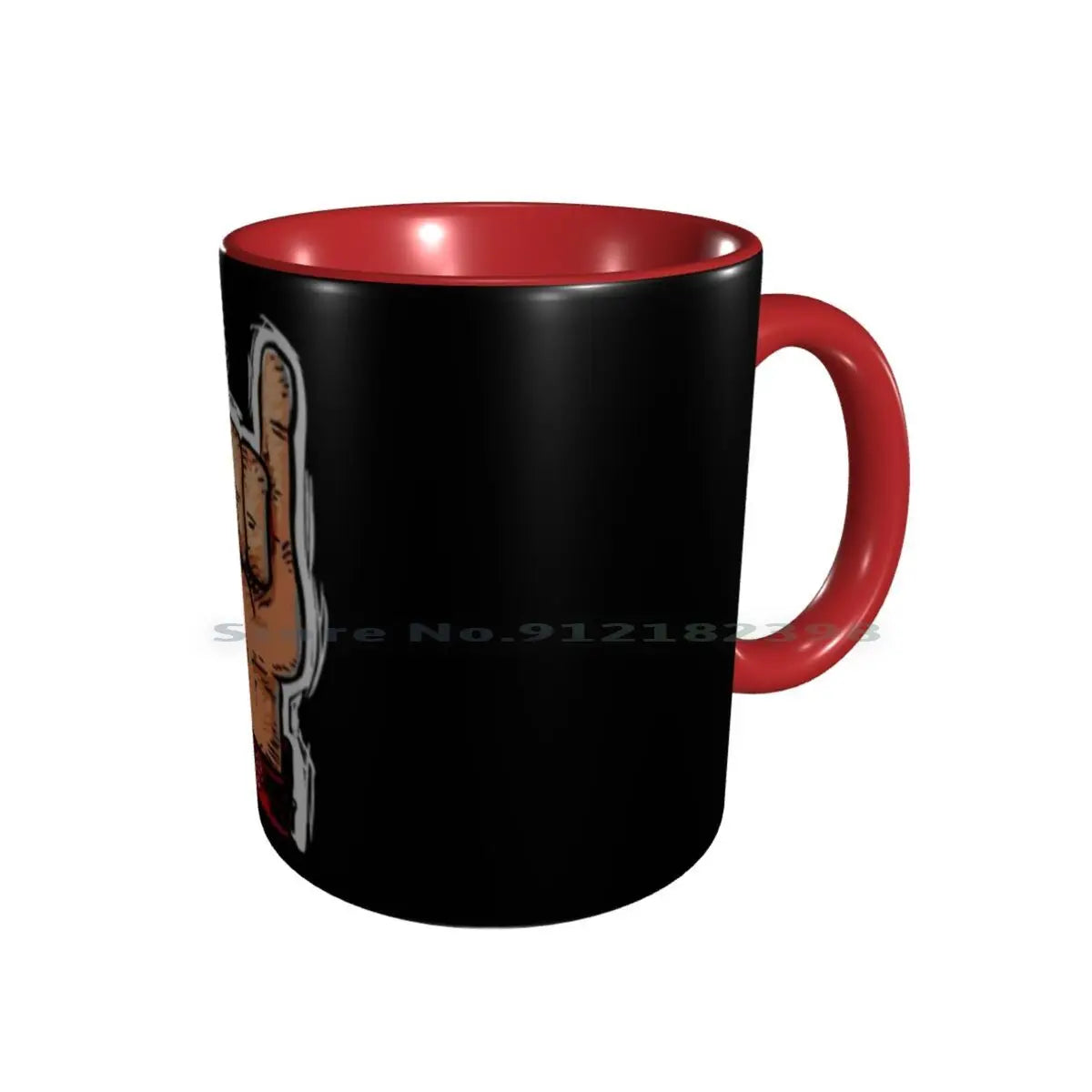 Heavy Metal Ceramic Mugs – Black Metal Death Metal Music Coffee, Milk, Tea Cups - Premium Ceramic Mugs from Lizard Vigilante - Just $20.88! Shop now at Lizard Vigilante