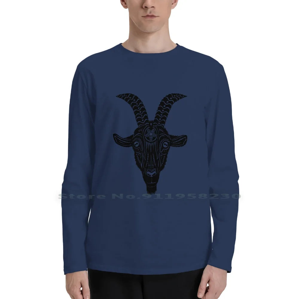 Midnight Feast Black Metal Goat Hoodie – Gothic Nightcore Edition for Fans of Delicious Darkness - Premium hoodie from Lizard Vigilante - Just $35.99! Shop now at Lizard Vigilante