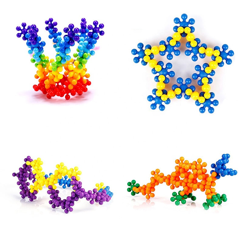 200 Pieces 3D Interlocking Building Blocks STEM Toy