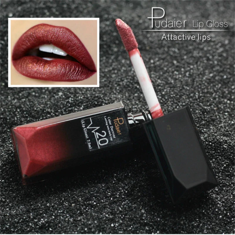 21 Colors Nude Matte Lipstick Liquid Moisturizer Waterproof Lasting Non-stick Cup Velvet Lip Gloss Women Lips Makeup Cosmetics