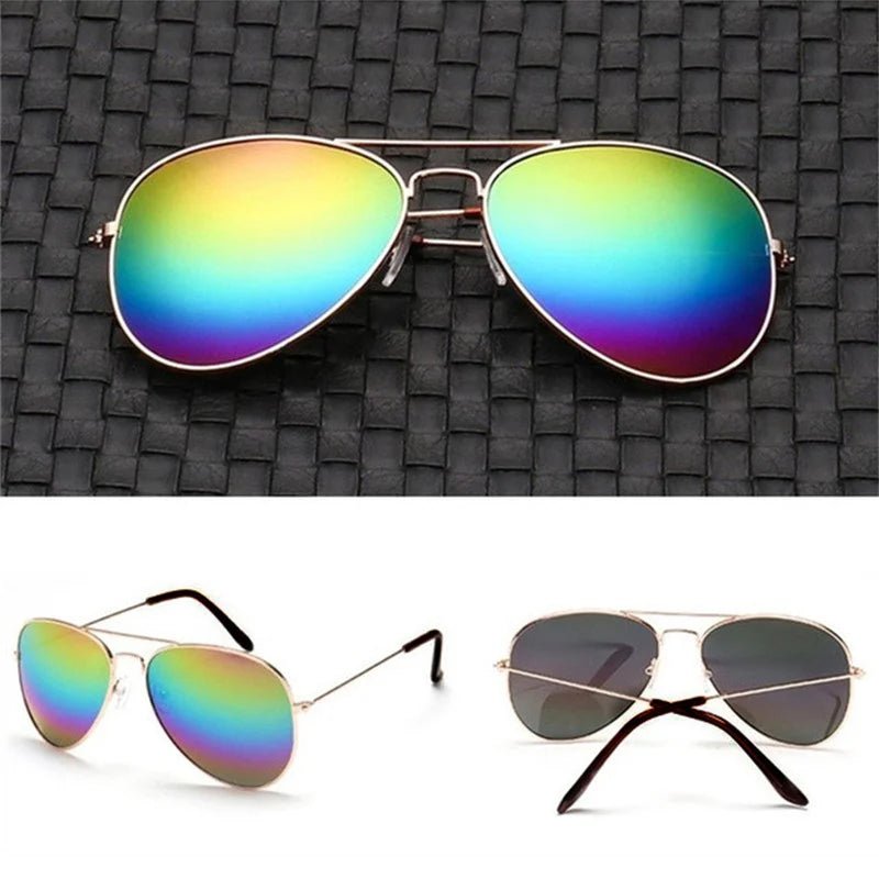 Men's Double Bridge Aviation Sunglasses UV400 2024 Mirror Shades Bidens Cop Sun Glasses Alloy Frame - Premium  from Lizard Vigilante - Just $21.49! Shop now at Lizard Vigilante